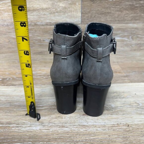 Circus By Sam Edelman Deacon Gray Block Heel Ankle Boot Women's Size 6.5 - Picture 4 of 9